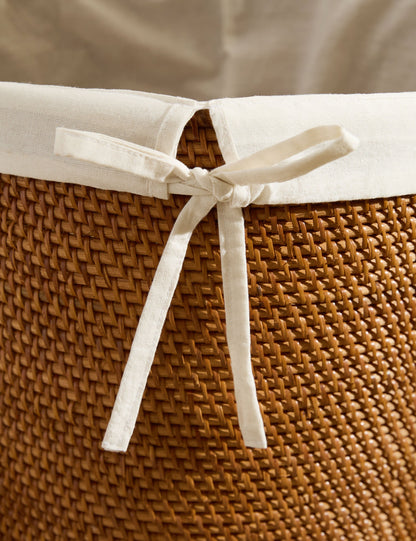 Panier à couvercle en rotin Tyna