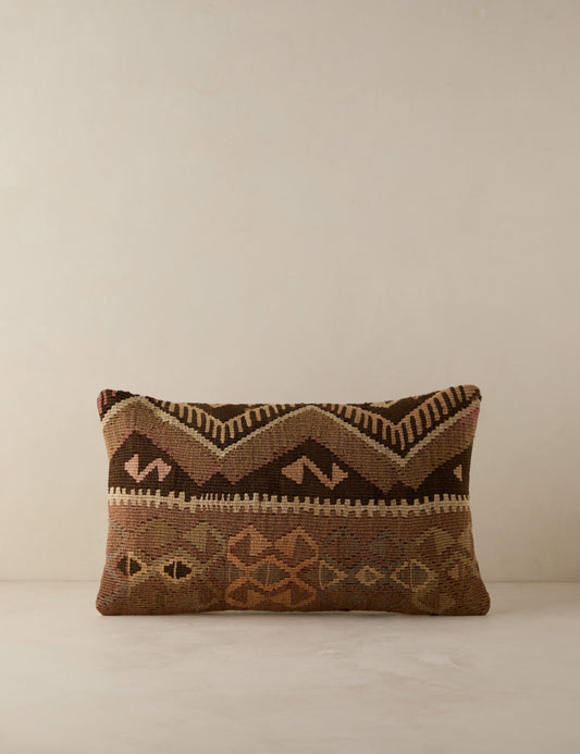 Coussin lombaire vintage n° 182, 12 x 20