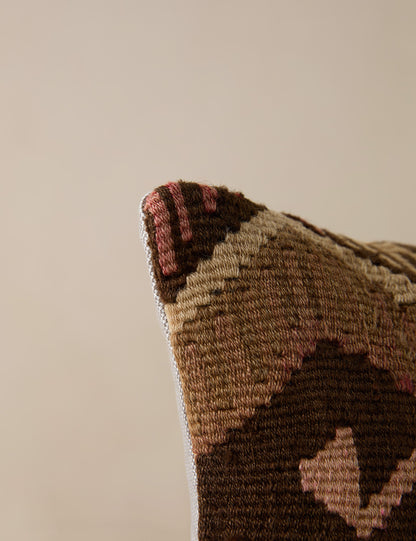 Coussin lombaire vintage n° 182, 12 x 20