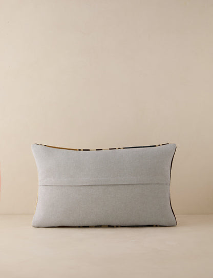 Coussin lombaire vintage n° 204, 12 x 20