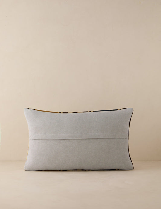 Coussin lombaire vintage n° 204, 12 x 20