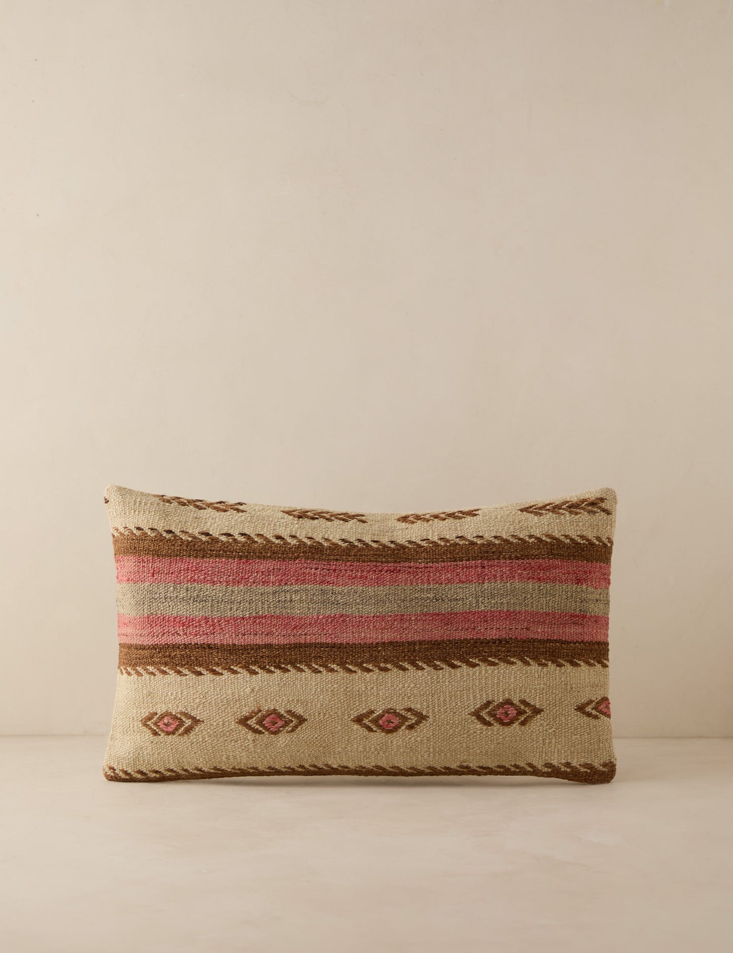 Coussin lombaire vintage n° 210, 12 x 20