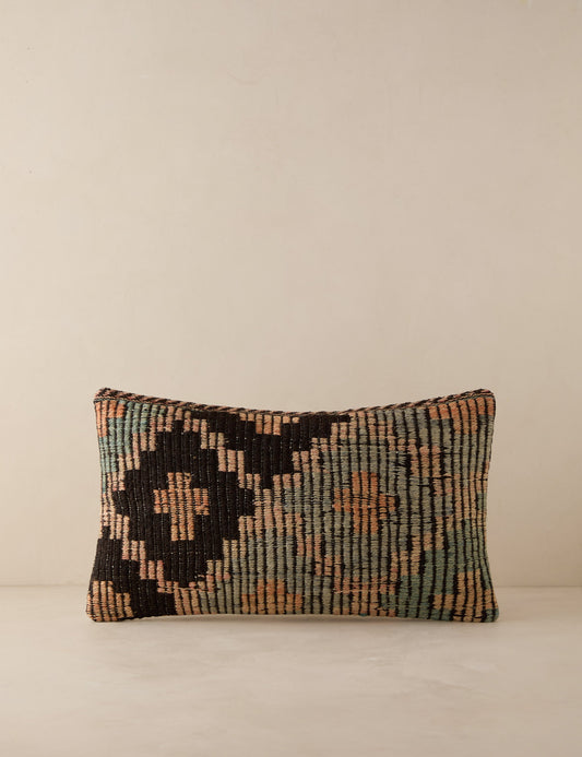 Coussin lombaire vintage n° 212, 12 x 20