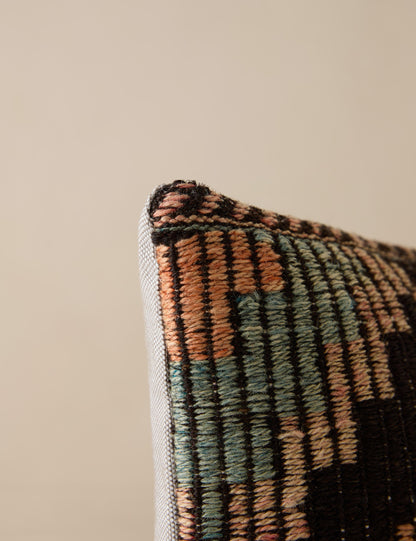 Coussin lombaire vintage n° 212, 12 x 20