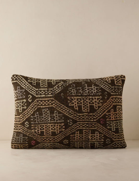 Coussin lombaire vintage n° 215, 16 x 24