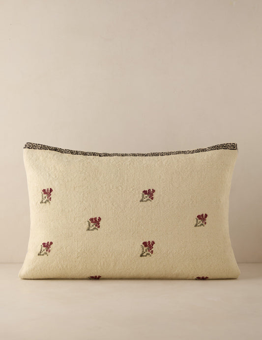 Coussin lombaire vintage n° 233, 16 x 24