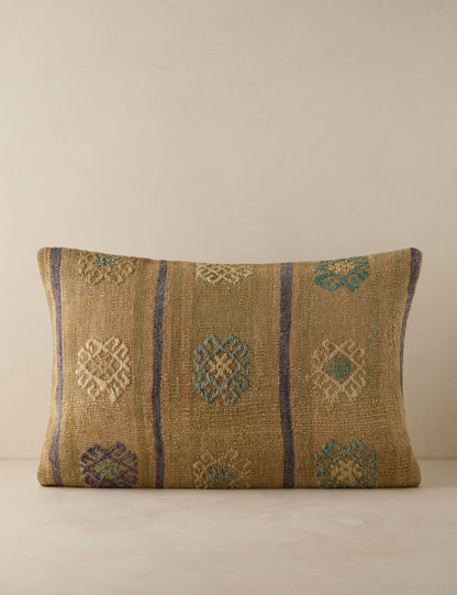 Coussin lombaire vintage n° 248, 16 x 24