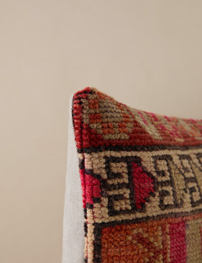 Coussin lombaire vintage n° 256, 16 x 24