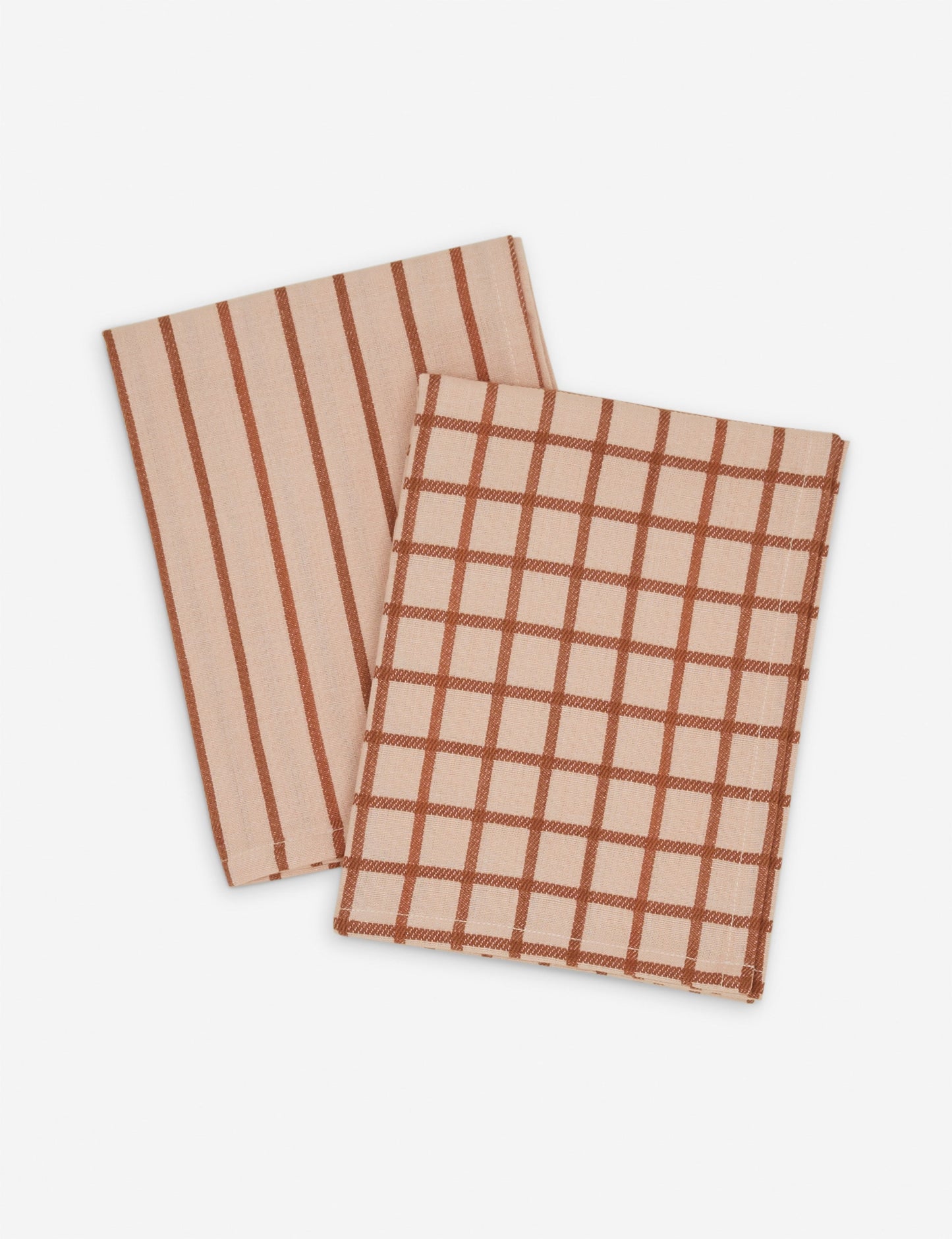 Torchons à vaisselle teints en fil Essential (lot de 2) par Hawkins New York