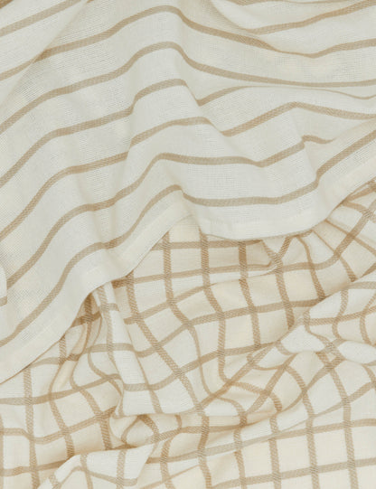 Torchons à vaisselle teints en fil Essential (lot de 2) par Hawkins New York