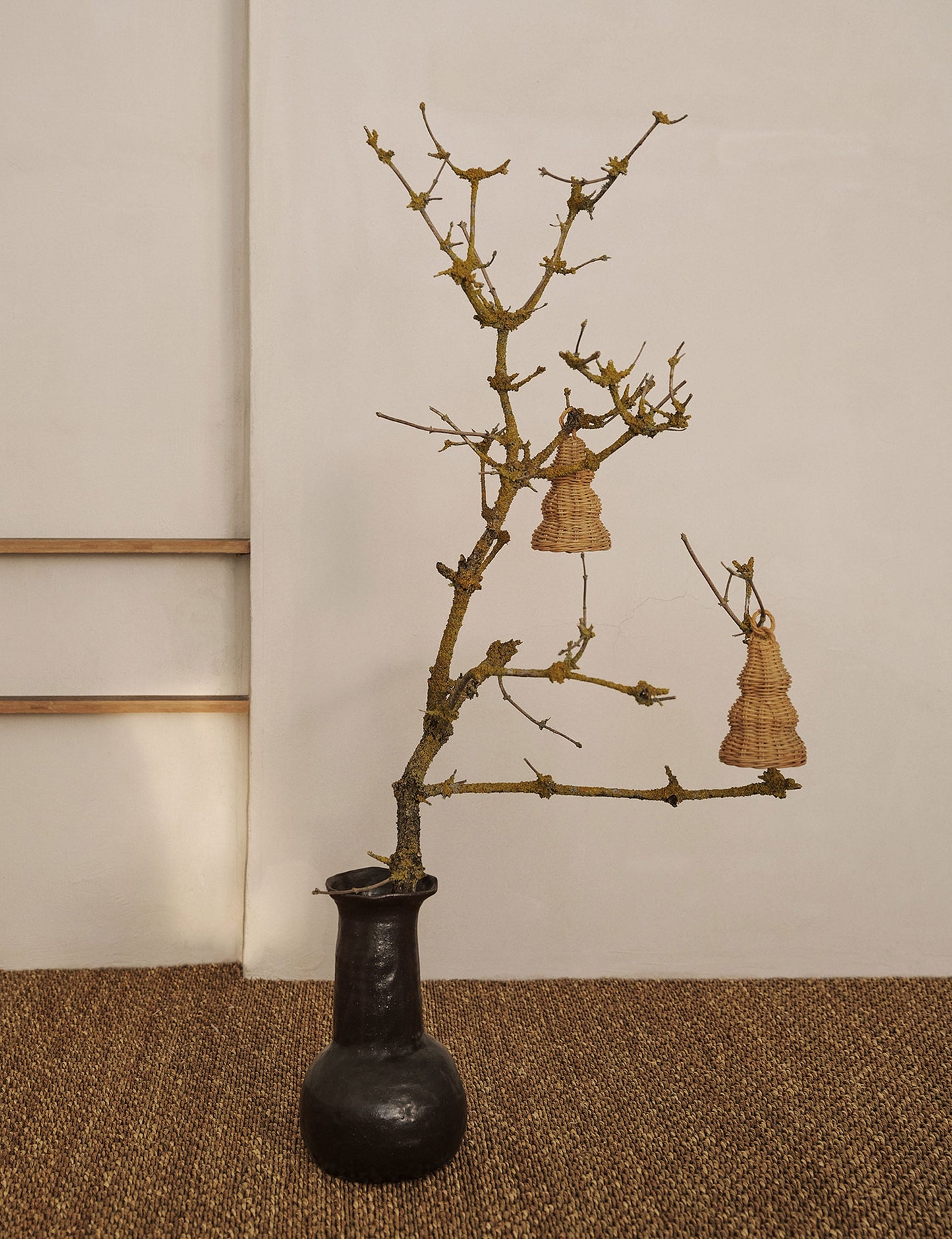 Boules de Noël tressées (lot de 2) par Ferm Living