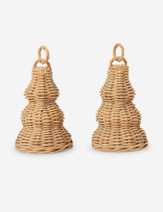 Boules de Noël tressées (lot de 2) par Ferm Living