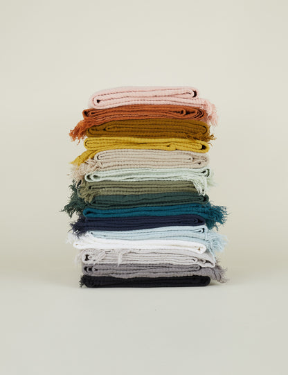 Jeté en lin simple par Hawkins New York