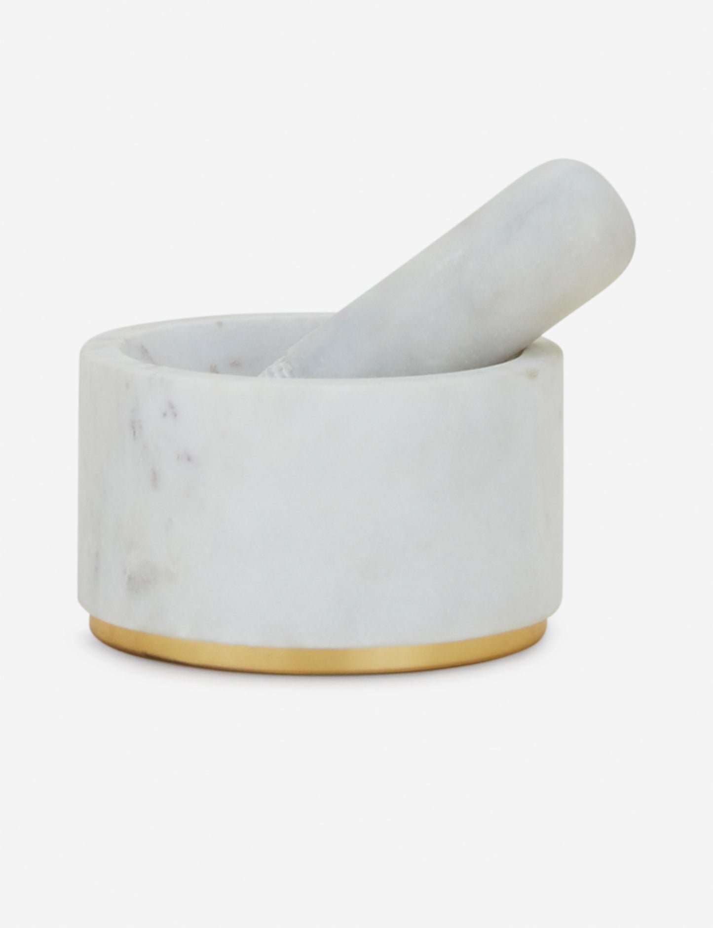 Mortier et pilon en marbre simple par Hawkins New York