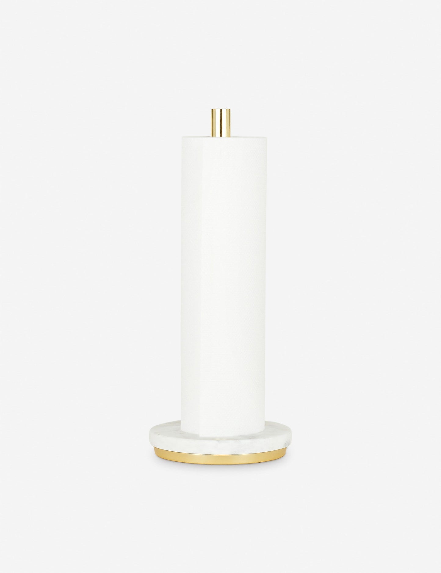 Porte-serviettes en papier simple en marbre par Hawkins New York