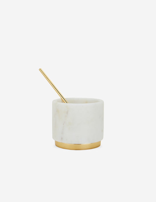 Pot à pincer simple en marbre par Hawkins New York