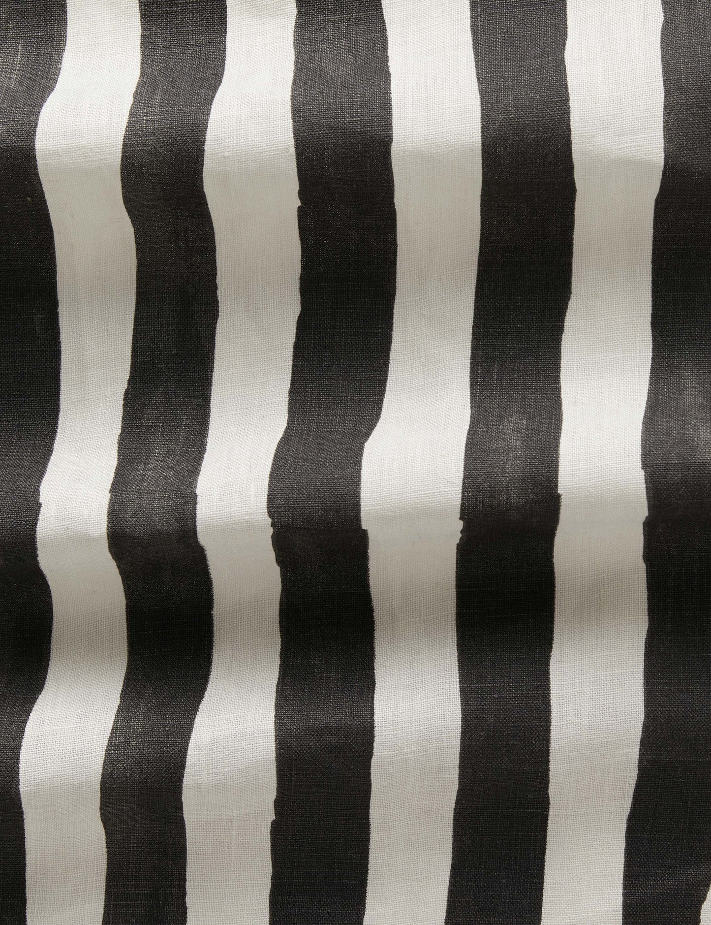 Tissu en lin à rayures picturales par Sarah Sherman Samuel