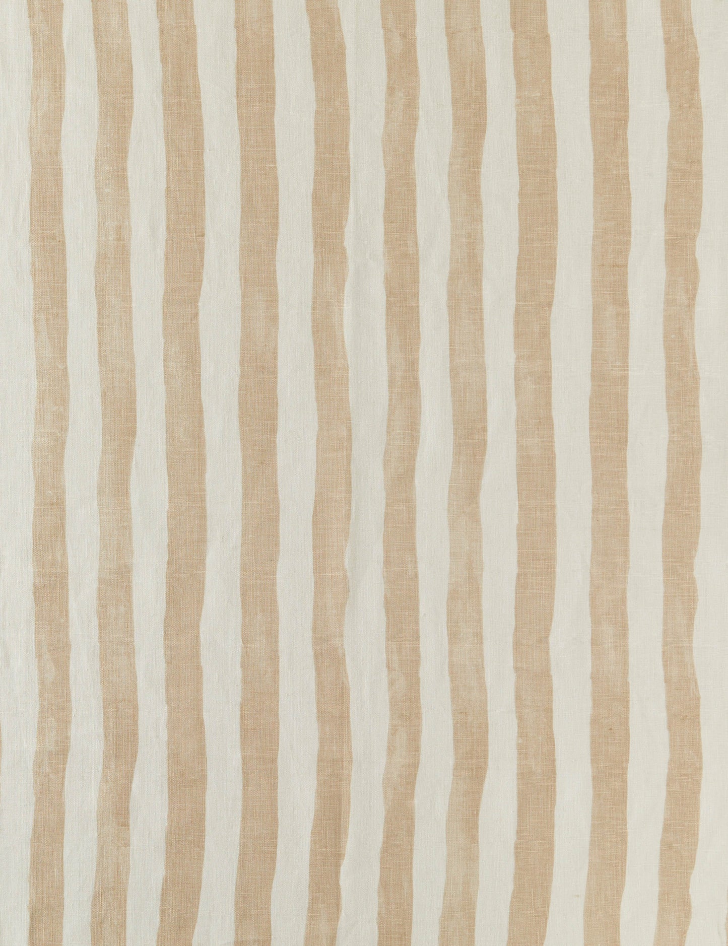Tissu en lin à rayures picturales par Sarah Sherman Samuel