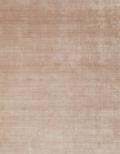 Échantillon de tapis en viscose tissé à la main Rajaa, Blush par Sarah Sherman Samuel 12 x 12